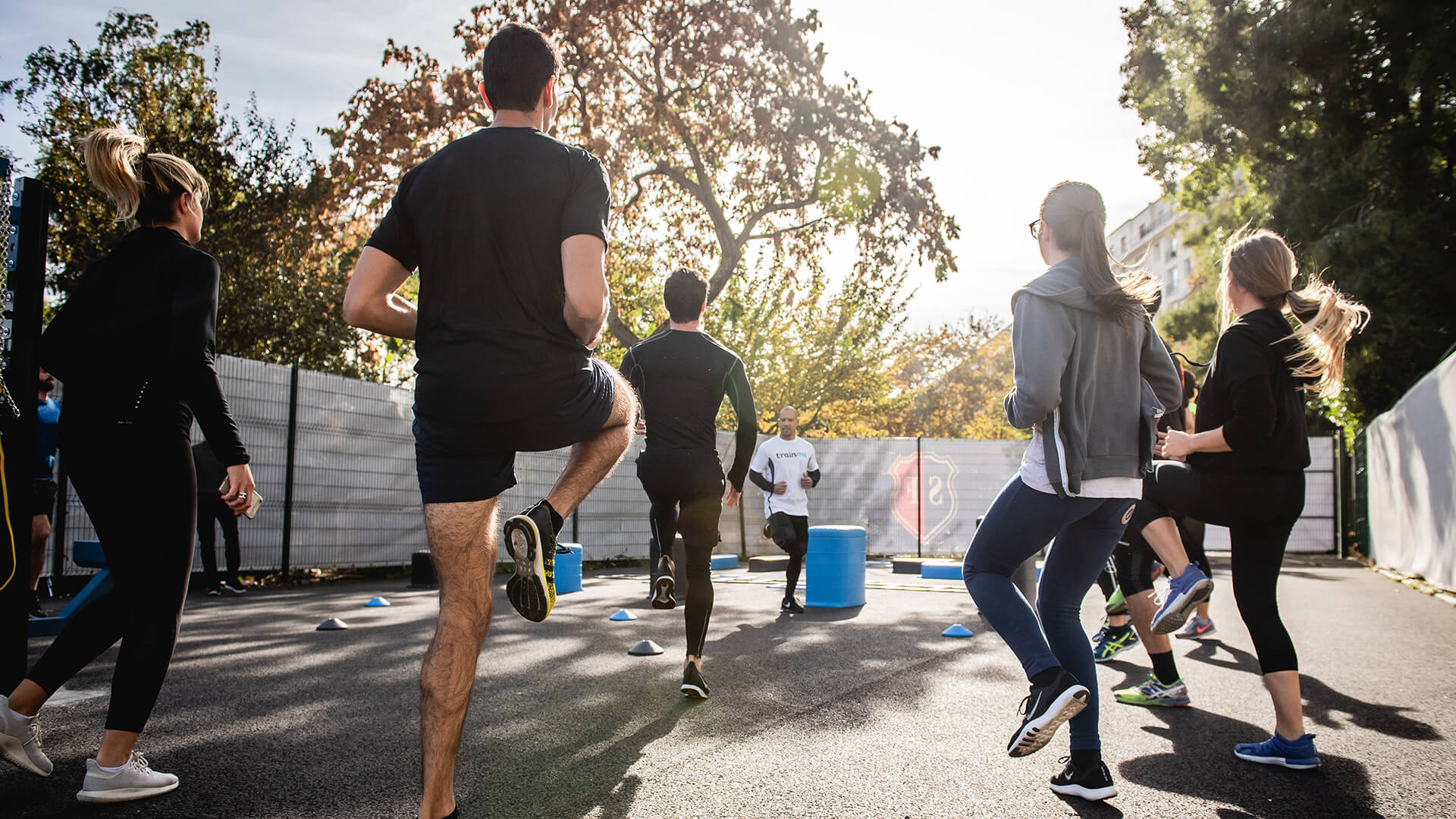 Renforcement musculaire et cardio ("Fondamental training") en groupe à Nantes Saint-Joseph de Porterie avec Fred Paul Coaching